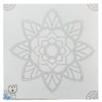 کتاب کار هنر ماندالا برای کودکان ۱ : سطح آسان (رنگ آمیزی زیبا و خلاقانه)