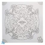 کتاب کار هنر ماندالا برای کودکان ۲:سطح متوسط (رنگ آمیزی زیبا و خلاقانه)