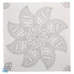 کتاب کار هنر ماندالا برای کودکان ۲:سطح متوسط (رنگ آمیزی زیبا و خلاقانه)