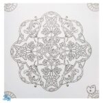 کتاب کار هنر ماندالا برای کودکان ۲:سطح متوسط (رنگ آمیزی زیبا و خلاقانه)