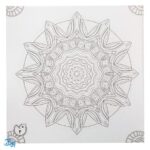 کتاب کار هنر ماندالا برای کودکان ۳:سطح سخت (رنگ آمیزی زیبا و خلاقانه)