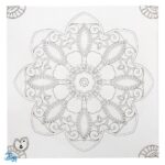 کتاب کار هنر ماندالا برای کودکان ۳:سطح سخت (رنگ آمیزی زیبا و خلاقانه)