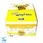 سکه‌ و پول آموزشی مقوایی طرح صندوقچه قلک (۵۶ عدد سکه پول رایج ایران آموزشی مدل ماوا)