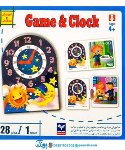 بازی فکری بازی و ساعت (خواندن ساعت، مفهوم زمان، آموزش اعداد، آموزش انجام فعالیت‌های روزانه)