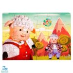 پازل فومی اشکال کارتونی و فانتزی سایز A۵