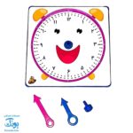 بازی فکری صفحه چرخنده و ساعت آموزشی (آشنایی با مفاهیم ریاضی، ساعت و دقیقه) مدل بچه‌های شگفت انگیز