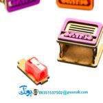 تراش فانتزی چوبی طرح رادیو