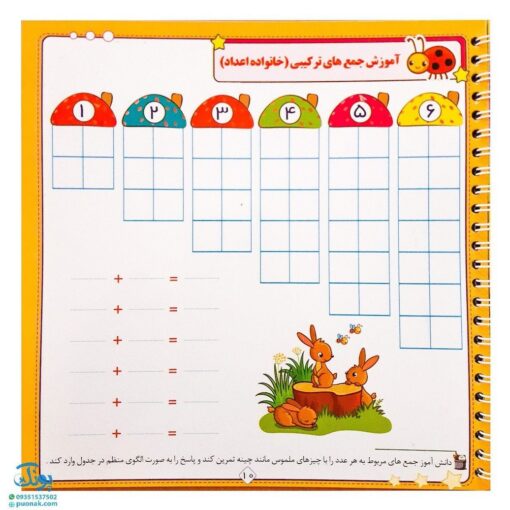 دفتر وایت بردی مدل تاک (برای تقویت خواندن، نوشتن و مفاهیم ساده ریاضی)