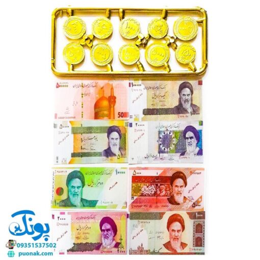 بسته آموزشی پول و اسکناس آموزشی به همراه سکه تومان