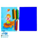 بازی ببین و نقاشی کن جعبه‌ای (افزایش مهارت در طراحی همراه با طلق شفاف مخصوص)