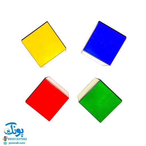 بازی فکری مکعب‌های رنگی سنجاقک ۱۲ تایی | COLORED CUBES