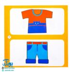 مجموعه کتاب های مهارت محور کفشدوزک کوچولو جلد دوم ۲ (نشان بده! لباس ها) ویژه کودکان زیر ۳ سال