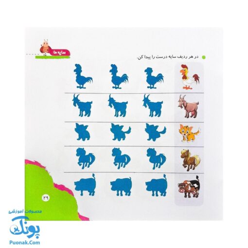 مجموعه کتاب های مهارت محور کفشدوزک جلد ۶ (شناخت سایه ها)