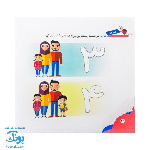 مجموعه کتاب های مهارت محور کفشدوزک جلد ۸ (عدد ها)