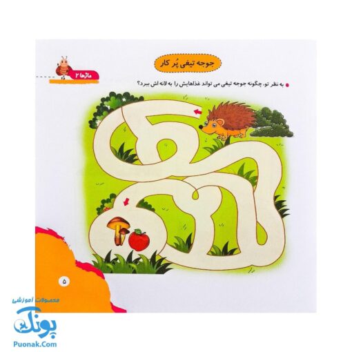 مجموعه کتاب های مهارت محور کفشدوزک جلد شانزدهم ۱۶ (مازها ۲) تقویت مهارت های اساسی کودکان ۴ تا ۶ سال