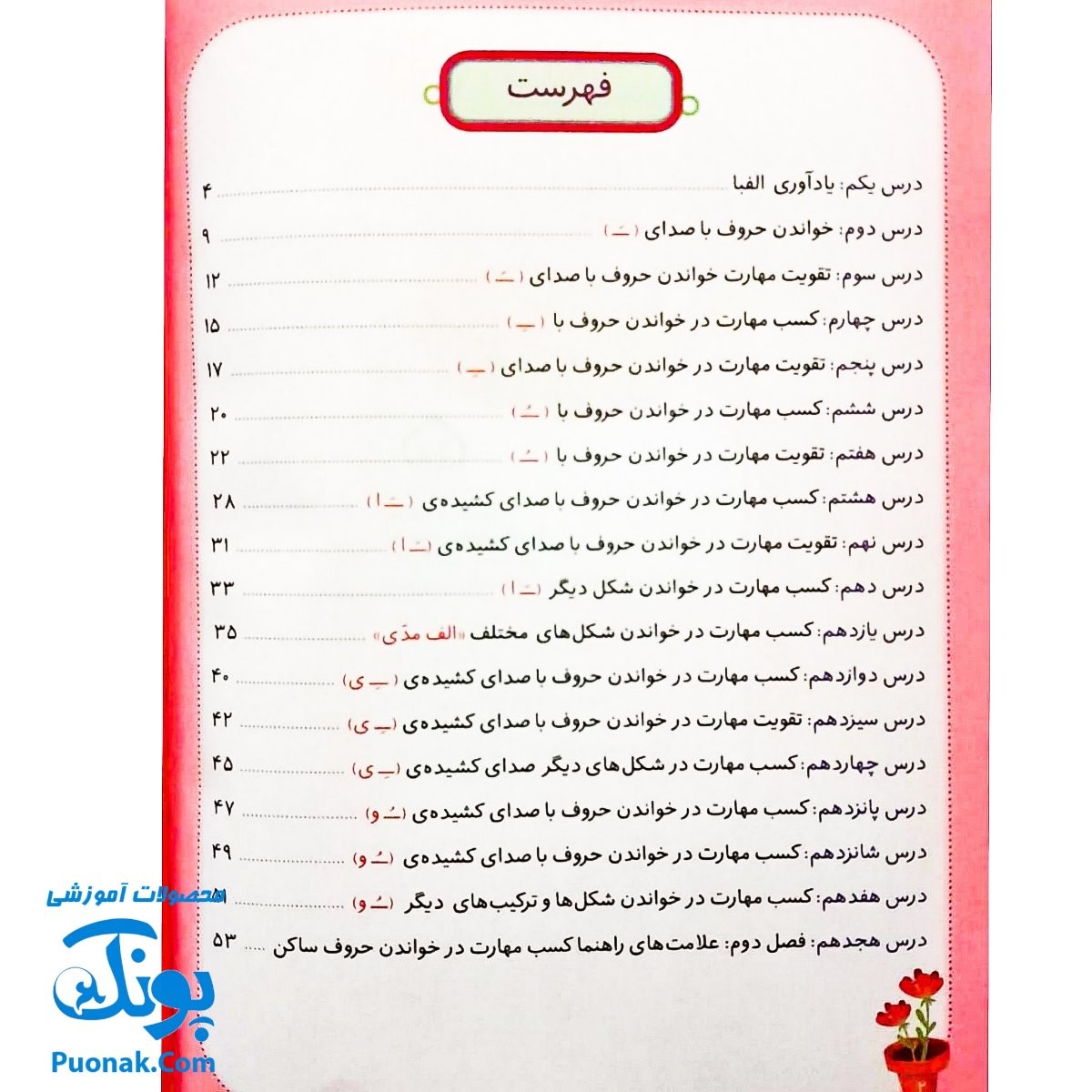 کتاب آموزش درست خوانی قرآن کریم جلد اول ۱ ویژه کودکان (همراه با ۴۰ آیه و موضوع تربیتی ویژه کودکان با خط عثمان طه)