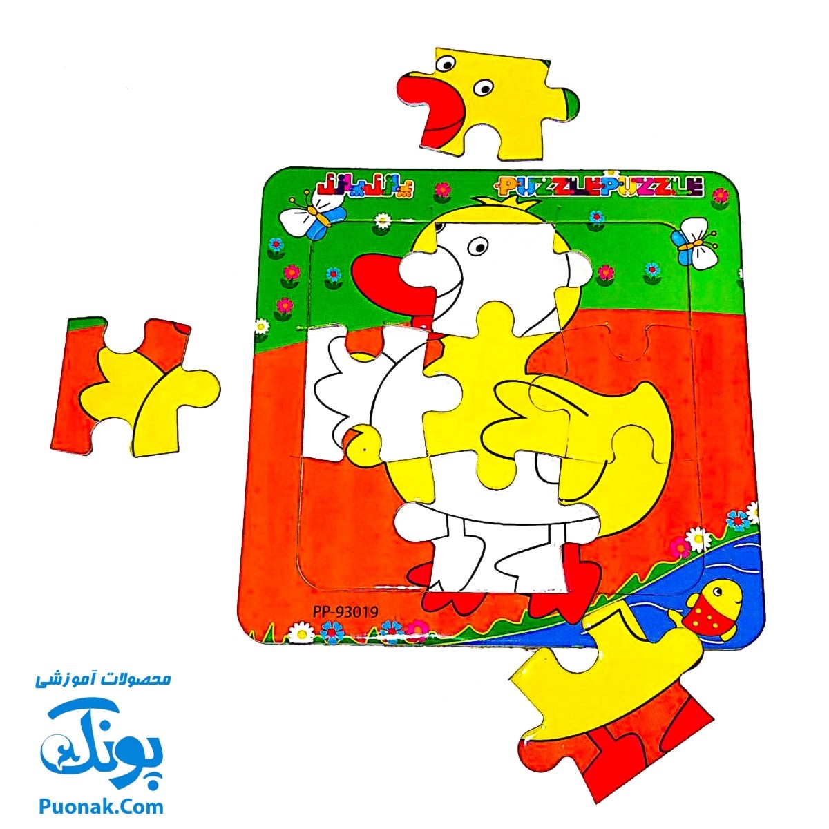 پازل مدل پازل و رنگ آمیزی برند پازل پازل ۹ تکه