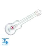 دماسنج پلاستیکی دیواری طرح گیتار (دمای محیط با درجه سانتیگراد و فارنهایت سایز ۲۱ سانتیمتر)