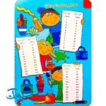کتاب وایت بردی بنویس و پاک کن آموزش ضرب (آموزش ضرب با تصاویر داستانی رنگی و جذاب)