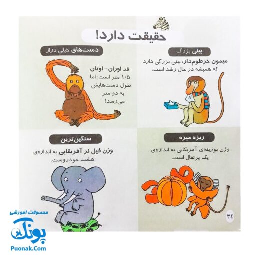 کتاب دایره المعارف کوچک من درباره ی باغ وحش