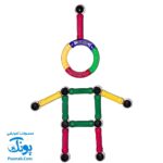 بازی فکری مگنت آهنربایی دانش آموزی بسته مدارس راد و گوی ۲۲ قطعه Play Magnet