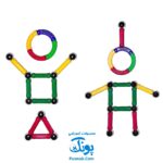 بازی فکری مگنت آهنربایی دانش آموزی بسته مدارس راد و گوی ۲۲ قطعه Play Magnet