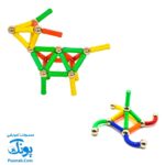 بازی فکری مگنت تیپ دو کلاسیک راد و گوی مگ (۶۴ تکه) Play Magnet