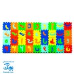 پازل کفپوش فومی کیف آموزش الفبا و اعداد فارسی ۴۲ قطعه کیفی