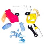 بازی ساز و باز بیل مکانیکی و کمپرسی آچار به دست برند زینگو