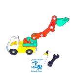 بازی ساز و باز بیل مکانیکی و کمپرسی آچار به دست برند زینگو