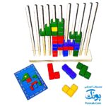 بازی فکری باغ فرش (ساخت اشکال هندسی بر روی صفحه افقی چوبی برگرفته از نقوش دستبافته های استان فارس)