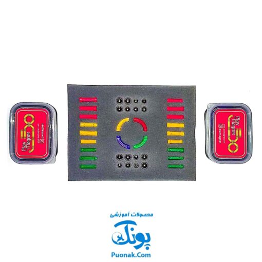 بازی فکری مگنت تیپ سه راد و گوی ۱۱۶ قطعه کلاسیک Play Magnet