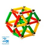 بازی فکری مگنت تیپ سه راد و گوی ۱۱۶ قطعه کلاسیک Play Magnet
