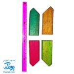 بازی فکری ببین و بچین مدل بیس (چیدن قطعات چوبی طبق الگوی کارت)