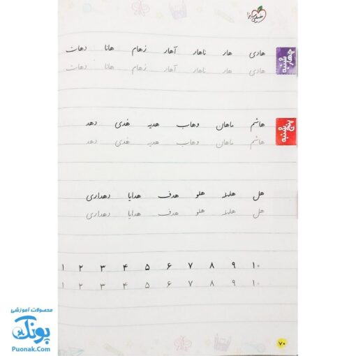 کتاب خوش خطی چهارم دبستان خیلی سبز (کتابی برای رهایی از خرچنگ ها و قورباغه ها)