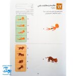 کتاب کار کومن ادراک استدلال قیاسی ۱ (پرورش مهارت های تفکر کودک از طریق فعالیت های مانند تطابق تصویرها و تشخیص شباهت ها و تفاوت ها)