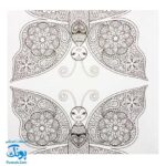 کتاب مغز من و رنگ آمیزی آرامش در باغ پروانه ها مهرسا