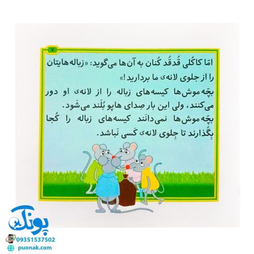 کتاب مجموعه قصه های بی بی رعنا همگام با کلاس اولی ها جلد ۹ زباله هایتان را از جلوی لانه ی من بردارید (تقویت روان خوانی و املا)