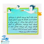 کتاب مجموعه قصه های بی بی رعنا همگام با کلاس اولی ها جلد ۵ آخرین پرستو (تقویت روان خوانی و املا)