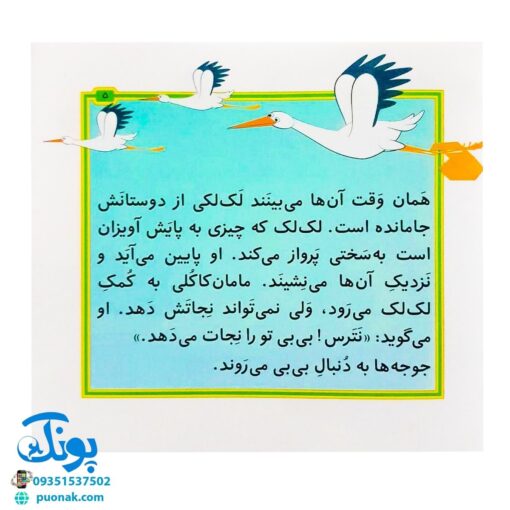 کتاب مجموعه قصه های بی بی رعنا همگام با کلاس اولی ها جلد ۵ آخرین پرستو (تقویت روان خوانی و املا)