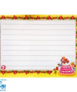 پازل طرح کیک تولد بچه ها پشت وایت بردی