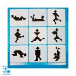 بازی فکری تنگرام (تانگرام) کیفی آوای باران ۷ قطعه