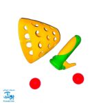 شوت بال دسته رنگی |دو عدد شوتبال داخل توری|