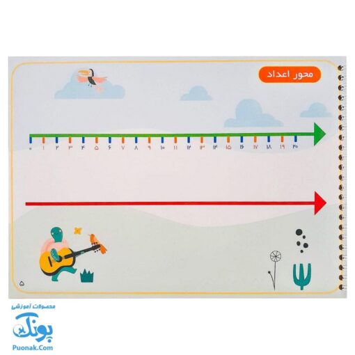 کتاب وایت بردی ریاضی سوم دبستان آوای بامداد | Math Work Book