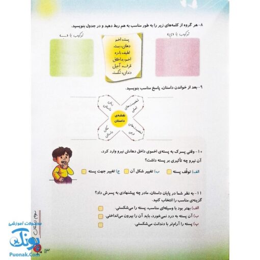 کتاب پیک تابستانه سومی ها آلبالو گیلاس حسامی
