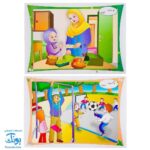 لوح پوستر تصویری معلم بخش نشانه ها کلاسی ویژه معلم  نشر فرای علم (آموزش نگاره های فارسی اول دبستان ۱۵ برگ سایز ۷۰*۵۰)