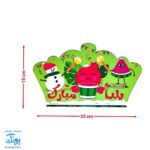 تاج جشن یلدا پشت کشدار ناردونه و هندوانه مدل سلام