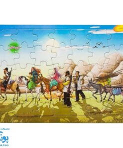 پازل طرح کوچ عشایر اقوام لر و بختیاری پشت وایت بردی