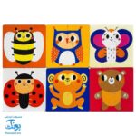پازل فانتزی حیوانات - هشت پازل در یک بسته آوای بامداد (ANIMALS Puzzle ویژه نوزاد ۱۸ ماه به بالا)