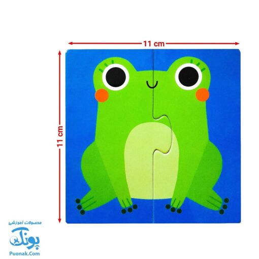 پازل فانتزی حیوانات - هشت پازل در یک بسته آوای بامداد (ANIMALS Puzzle ویژه نوزاد ۱۸ ماه به بالا)